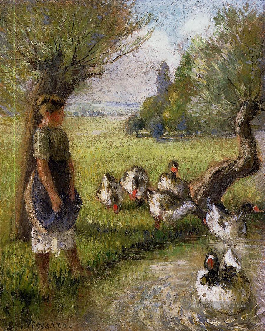 l’oie Camille Pissarro Peintures à l'huile